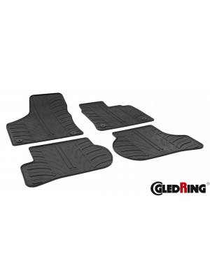 Original Gledring Passform Fußmatten Gummimatten 4 Tlg.+Fixing - RENAULT Latitude 2011->/4 Türig (Automatk)